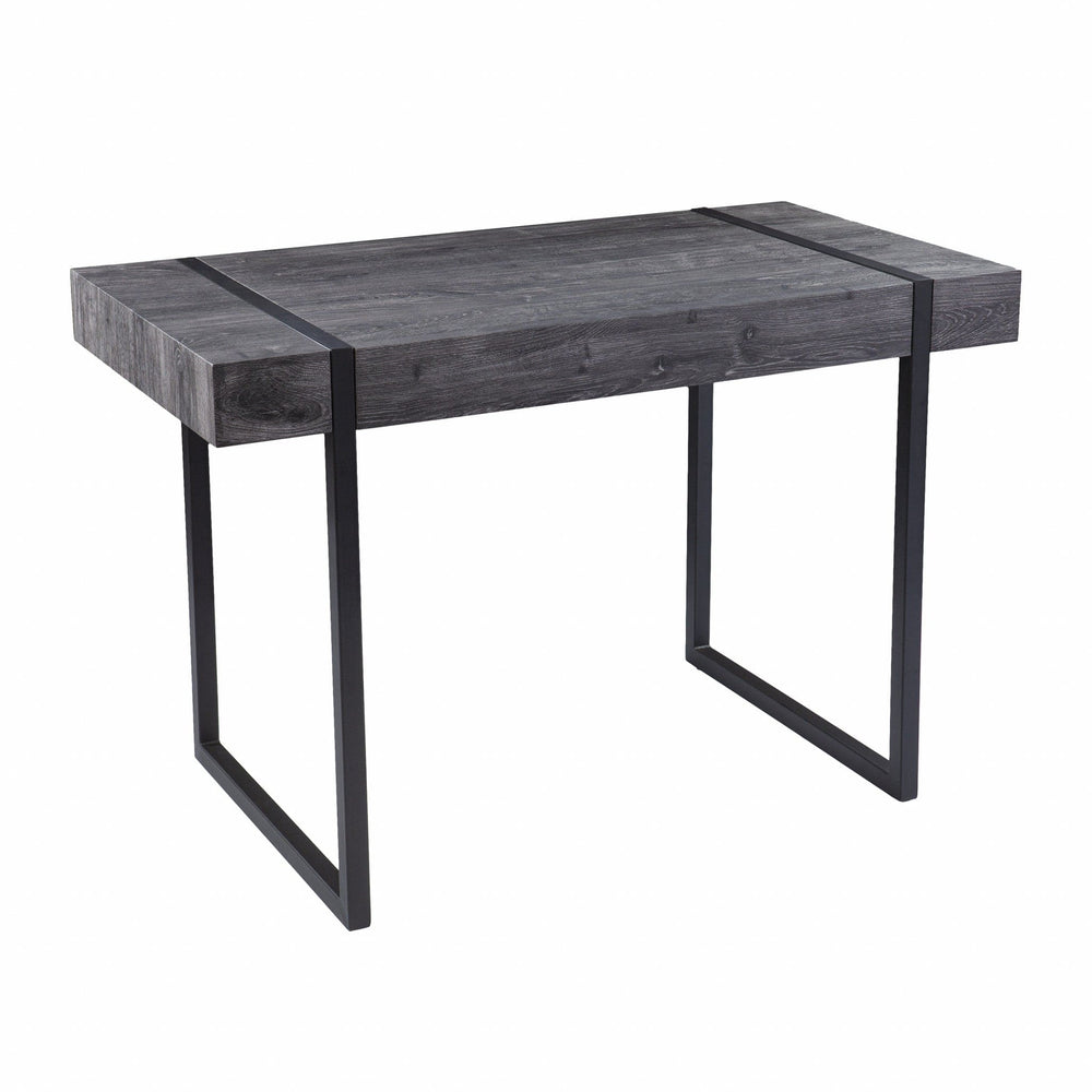 45" Black Writing Desk - Homeroots - Flyclothing LLC