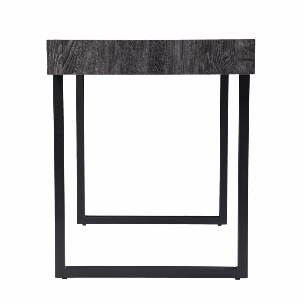 45" Black Writing Desk - Homeroots - Flyclothing LLC