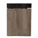 Black Wood and Iron Writing Desk - Homeroots - Flyclothing LLC