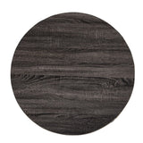 32" Champagne And Charcoal Manufactured Wood And Metal With Iron Round Coffee Table - Homeroots - Flyclothing LLC