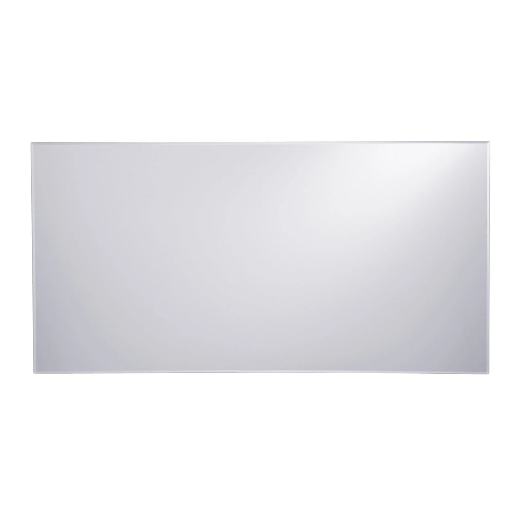 41" Silver Glass With Iron Mirrored Coffee Table - Homeroots - Flyclothing LLC