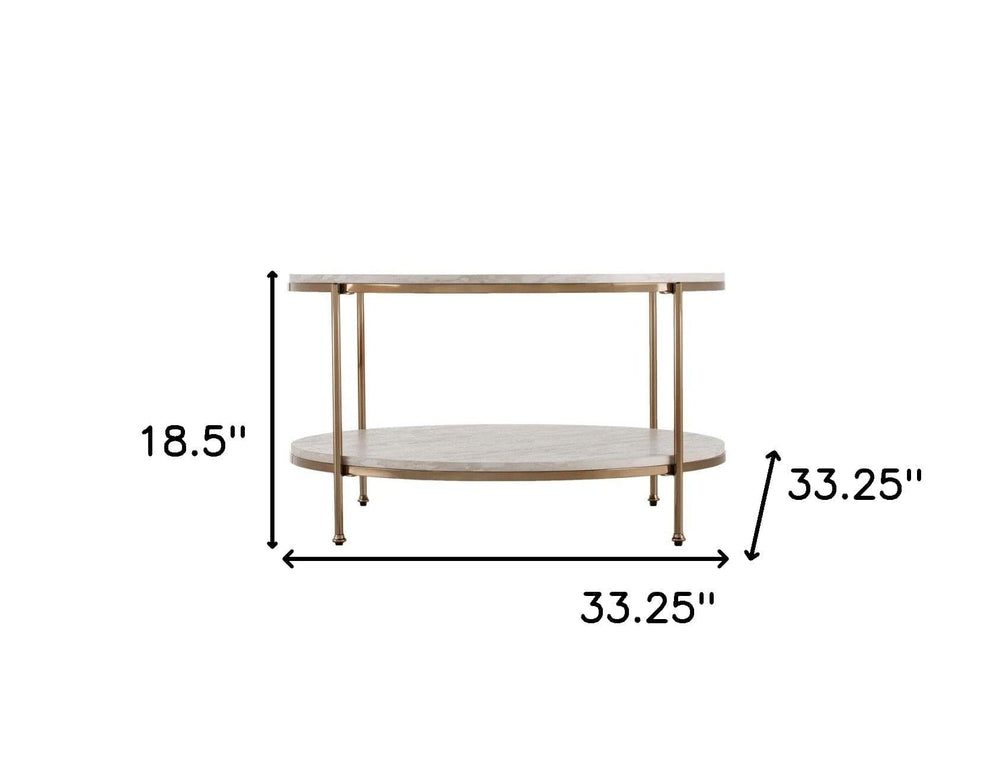 33" White Solid Manufactured Wood And Metal Square Coffee Table - Homeroots - Flyclothing LLC