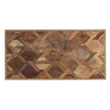 48" Natural And Natural Brown Solid Wood And Metal Rectangular Coffee Table - Homeroots - Flyclothing LLC
