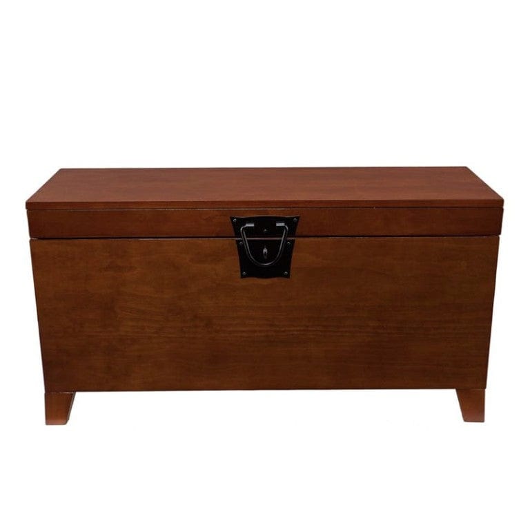 39" Brown Manufactured Wood And Metal Rectangular Coffee Table - Homeroots - Flyclothing LLC