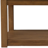 30" Natural And Natural Brown Solid Manufactured Wood Square Coffee Table - Homeroots - Flyclothing LLC