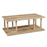 42" Natural Coffee Table - Homeroots - Flyclothing LLC