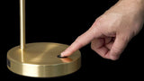 Shiny Satin Brass LED Adjustable Desk Lamp - Homeroots - Flyclothing LLC