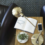 Shiny Satin Brass LED Adjustable Desk Lamp - Homeroots - Flyclothing LLC