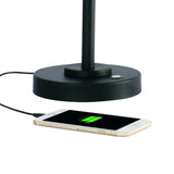 Matte Black and Antiqued Brass LED Adjustable Desk Lamp - Homeroots - Flyclothing LLC