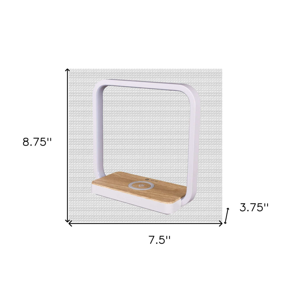 Contemporary White Wireless Phone Charger - Homeroots - Flyclothing LLC