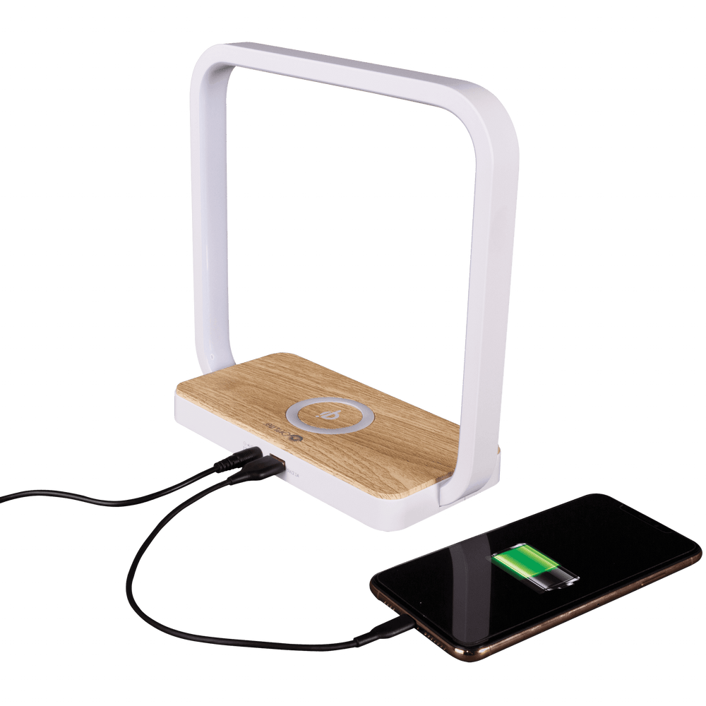 Contemporary White Wireless Phone Charger - Homeroots - Flyclothing LLC