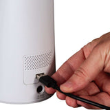 Contemporary White Sanitizing and Charging LED Desk Lamp - Homeroots - Flyclothing LLC