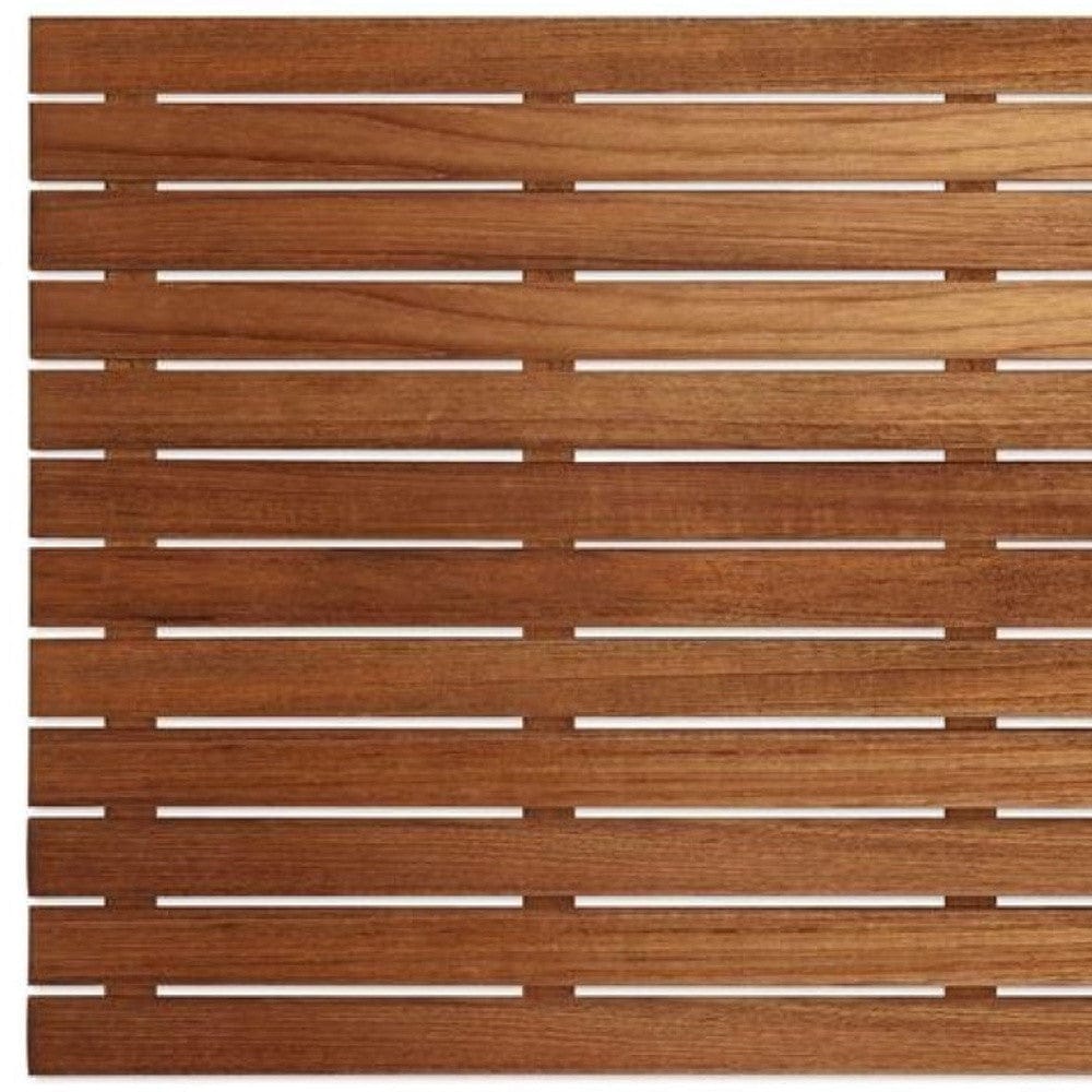 25" Premium Teak Shower Bath Mat - Homeroots - Flyclothing LLC