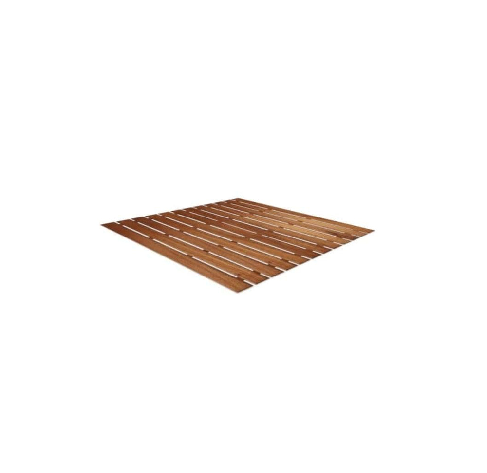 25" Premium Teak Shower Bath Mat - Homeroots - Flyclothing LLC