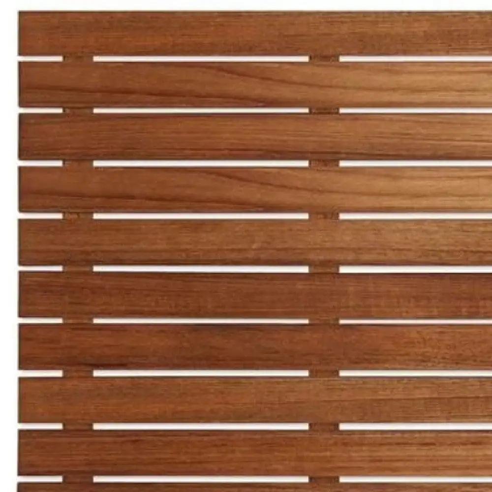 25" Premium Teak Shower Bath Mat - Homeroots - Flyclothing LLC
