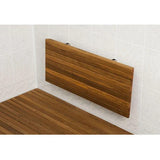 30" Premium Wall Mount Teak Shower Bench - Homeroots - Flyclothing LLC