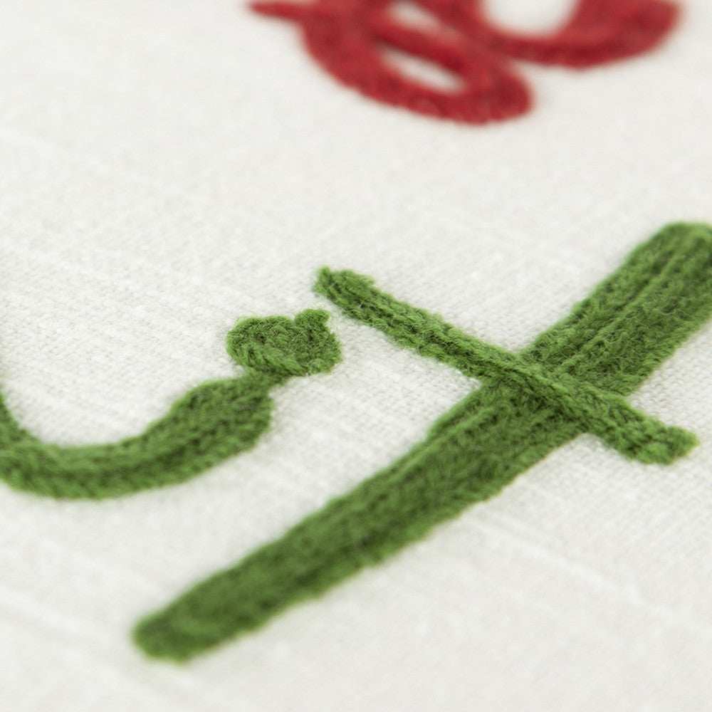 Ivory Tinsel In A Tangle Dimensional Throw Pillow - Homeroots - Flyclothing LLC