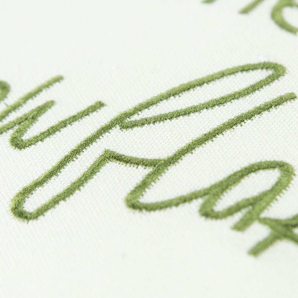 Chase the Snowflakes Green and White Decorative Throw Pillow - Homeroots - Flyclothing LLC