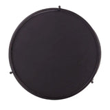 24" Black Manufactured Wood And Iron Round End Table With Shelf - Homeroots - Flyclothing LLC