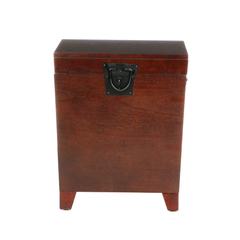 24" Brown Solid Wood And Manufactured Wood Square End Table - Homeroots - Flyclothing LLC