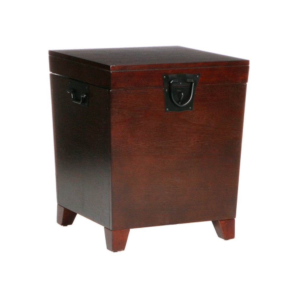 24" Brown Solid Wood And Manufactured Wood Square End Table - Homeroots - Flyclothing LLC
