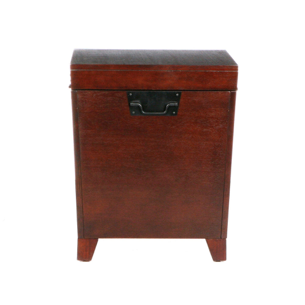 24" Brown Solid Wood And Manufactured Wood Square End Table - Homeroots - Flyclothing LLC