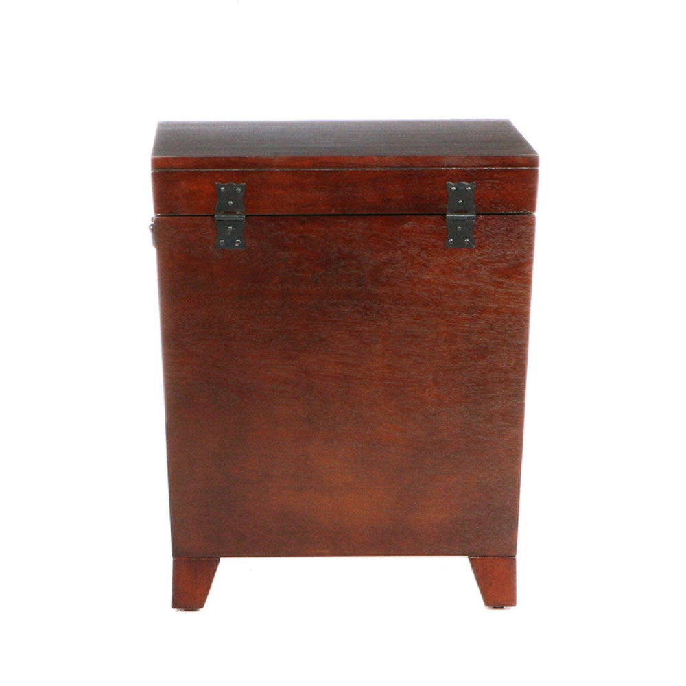 24" Brown Solid Wood And Manufactured Wood Square End Table - Homeroots - Flyclothing LLC