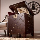 24" Brown Manufactured Wood Square End Table - Homeroots