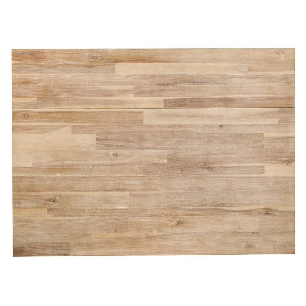 Black and Natural 44" Kitchen Island With Storage - Homeroots - Flyclothing LLC