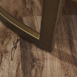 Gold and Silver Metal And Mirrored Glass Bar Cart - Homeroots - Flyclothing LLC