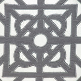 18" Gray and White Velvet Throw Pillow - Homeroots - Flyclothing LLC