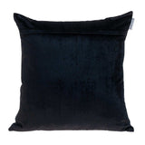 Black Gold and Blue Tufted Velvet Square Pillow - Homeroots - Flyclothing LLC