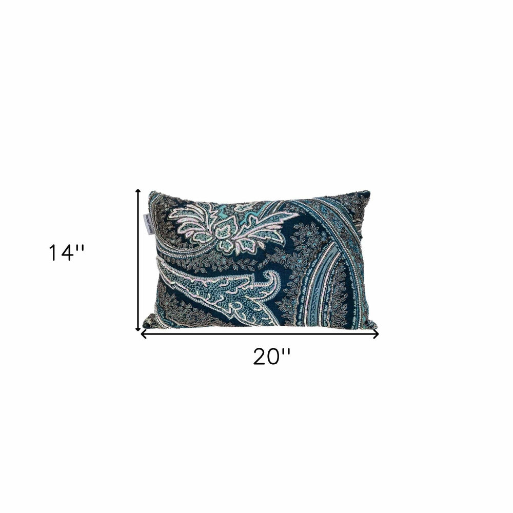 12" X 24" MULTICOLOR Throw Pillow - Homeroots - Flyclothing LLC