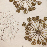 Natural and Golden Metallic Beaded Decorative Throw Pillow - Homeroots - Flyclothing LLC