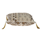 20" Beige Cotton Blend Throw Pillow - Homeroots - Flyclothing LLC