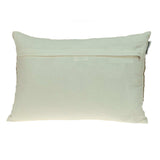 Glam Off White with Golden Sequins Lumbar Throw Pillow - Homeroots - Flyclothing LLC