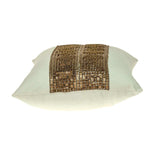 Glam Off White with Golden Sequins Lumbar Throw Pillow - Homeroots - Flyclothing LLC