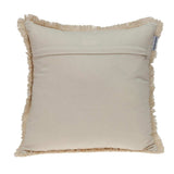 Boho Garland Beige and Black Decorative Accent Pillow - Homeroots - Flyclothing LLC