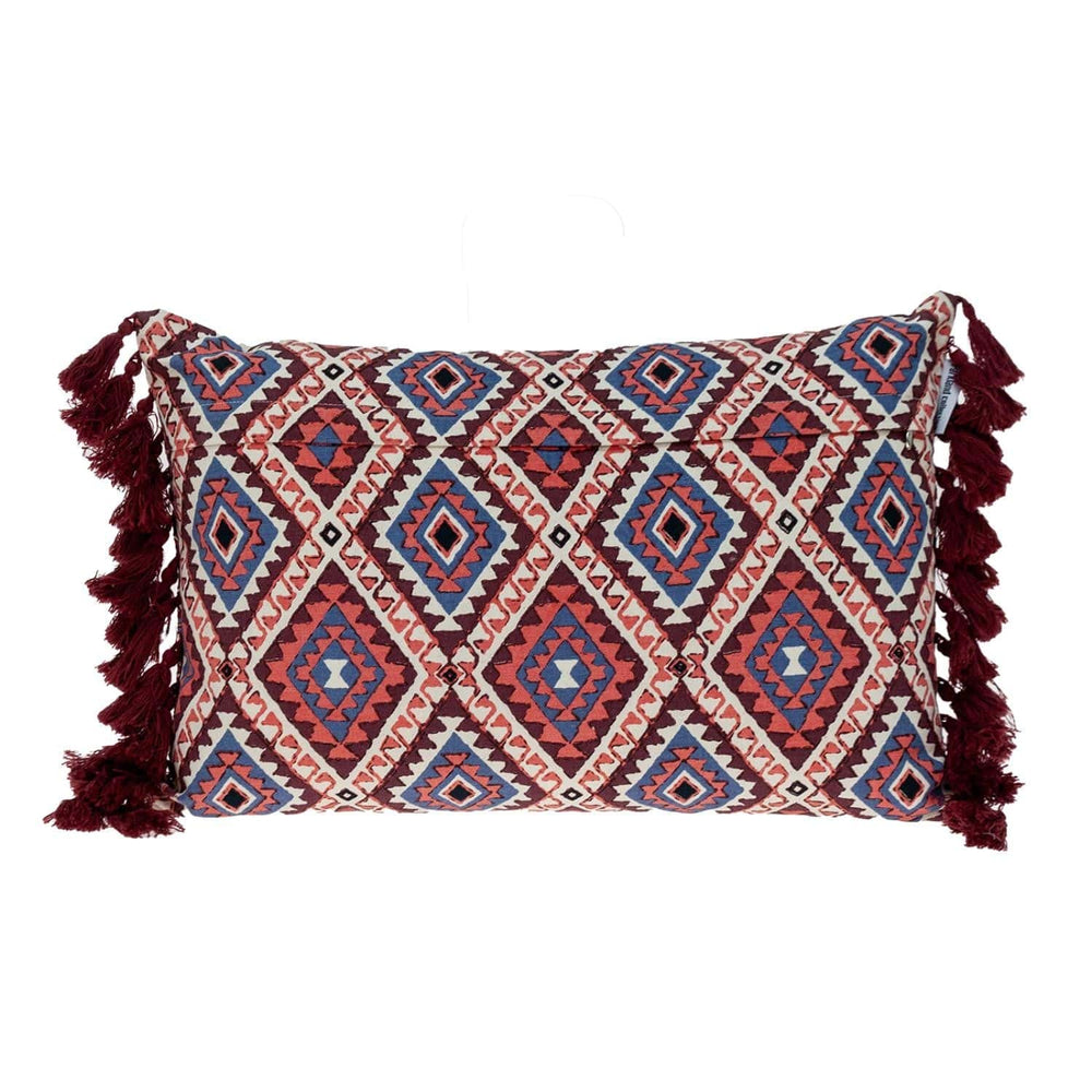 14" X 20" MULTICOLOR Cotton Blend Throw Pillow - Homeroots - Flyclothing LLC