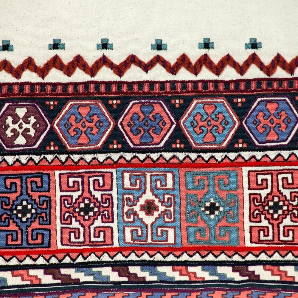 14" X 20" MULTICOLOR Cotton Blend Throw Pillow - Homeroots - Flyclothing LLC