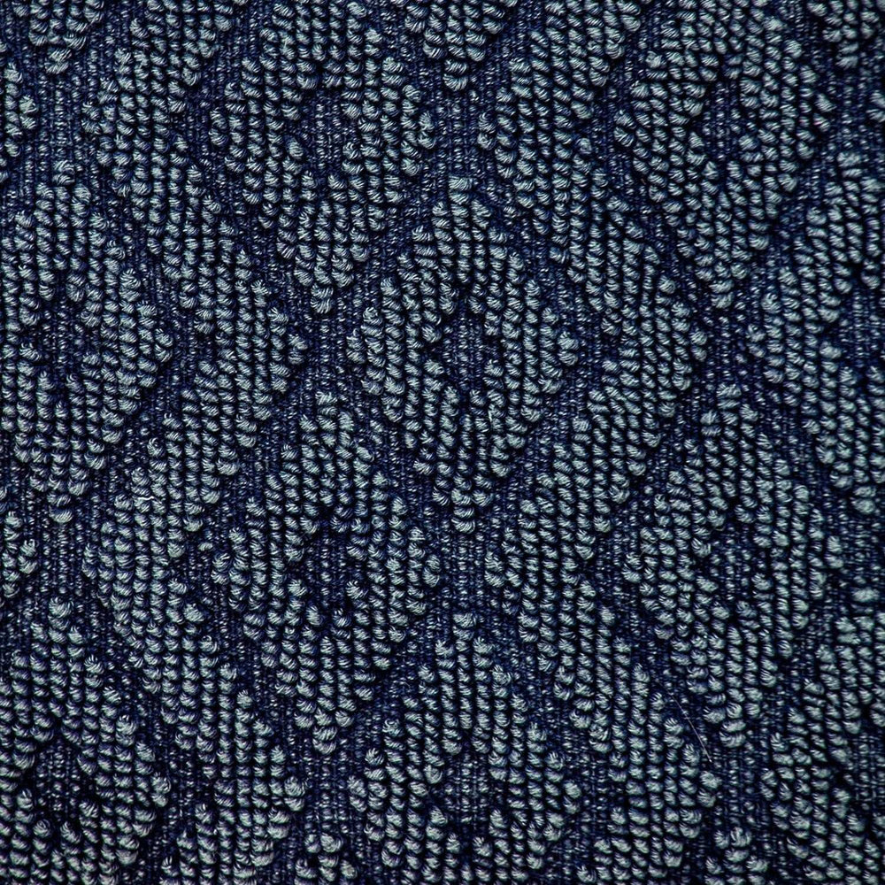 Jacquard Diamond Pattern Decorative Navy Throw Pillow - Homeroots - Flyclothing LLC