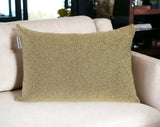Shimmering Metallic Gold Beaded Luxury Throw Pillow - Homeroots - Flyclothing LLC