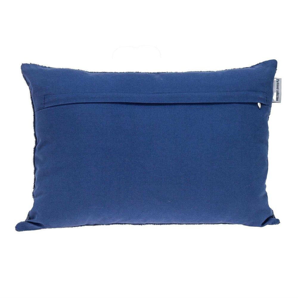Shimmering Blue Beaded Luxury Throw Pillow - Homeroots - Flyclothing LLC