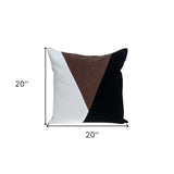 20" MULTICOLOR Cotton Blend Throw Pillow - Homeroots - Flyclothing LLC