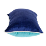 12" X 24" Blue Throw Pillow - Homeroots - Flyclothing LLC
