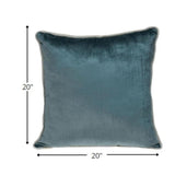 20" Gray Throw Pillow - Homeroots - Flyclothing LLC