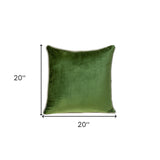 20" Blue and Green Throw Pillow - Homeroots - Flyclothing LLC