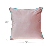 20" Pink and White Throw Pillow - Homeroots - Flyclothing LLC