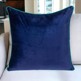 20" Blue and Gray Throw Pillow - Homeroots - Flyclothing LLC