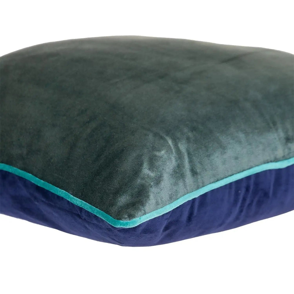 20" Blue and Gray Throw Pillow - Homeroots - Flyclothing LLC